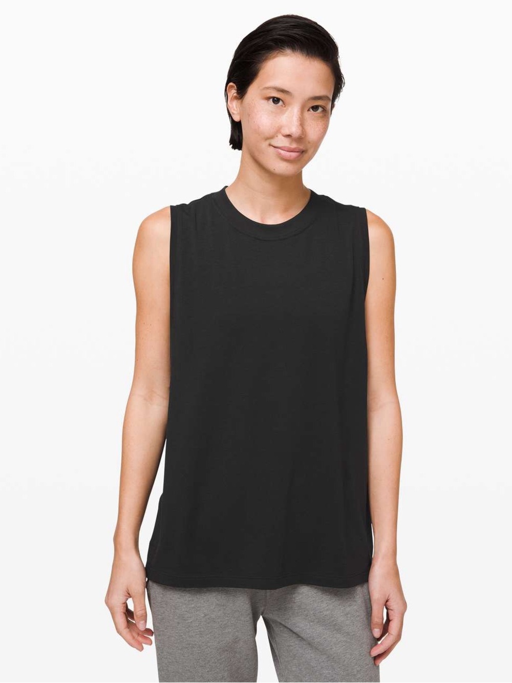 lululemon athletica All Yours Boyfriend Tank Black - Picture 4 of 6